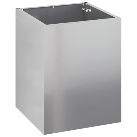 Градинска саксия Сребрист Поцинкована стомана