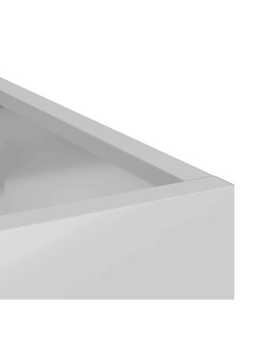 Градинска саксия Сребрист Поцинкована стомана