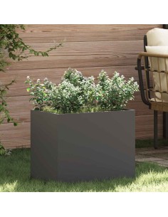 Градинска саксия Черно 50 x 32 x 40 см