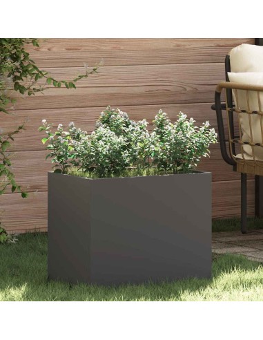 Градинска саксия Черно 50 x 32 x 40 см