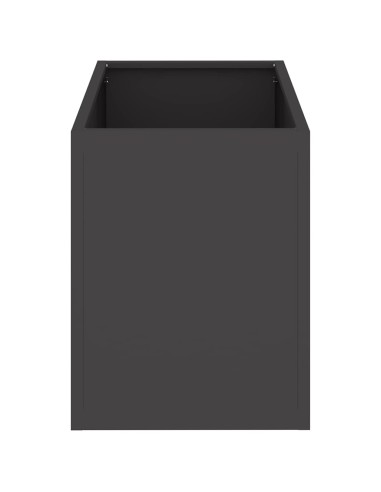 Градинска саксия Черно 50 x 32 x 40 см