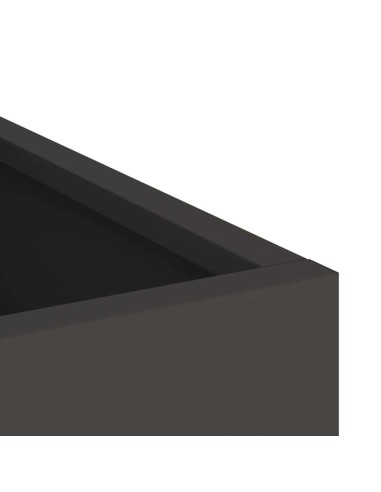 Градинска саксия Черно 50 x 32 x 40 см