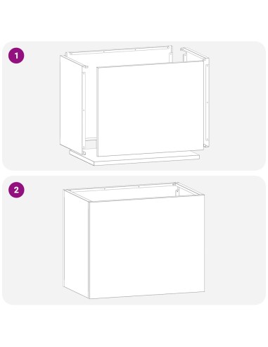 Градинска саксия Черно 50 x 32 x 40 см