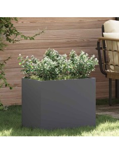 Градинска саксия Антрацит Студено валцована стомана