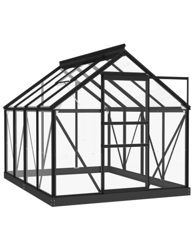 Оранжерия рамка за смяна антрацит 155x103x191 см алуминий