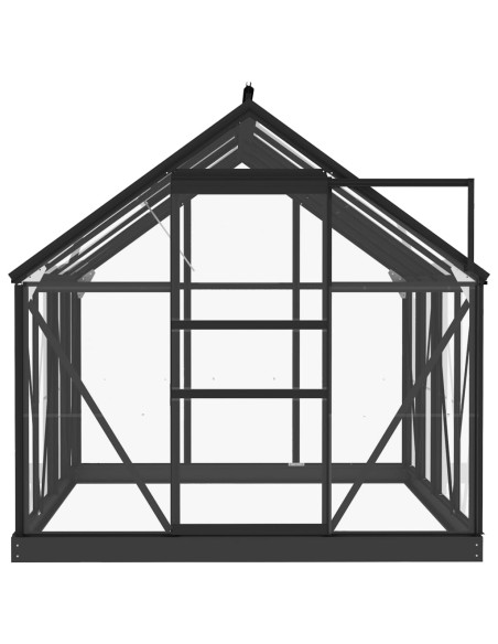 Оранжерия рамка за смяна антрацит 155x103x191 см алуминий