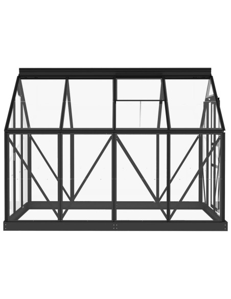 Оранжерия рамка за смяна антрацит 155x103x191 см алуминий