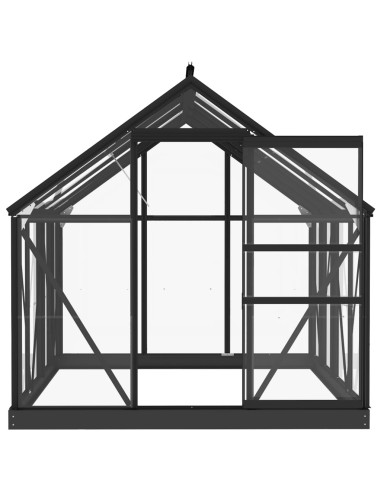 Оранжерия рамка за смяна антрацит 155x103x191 см алуминий