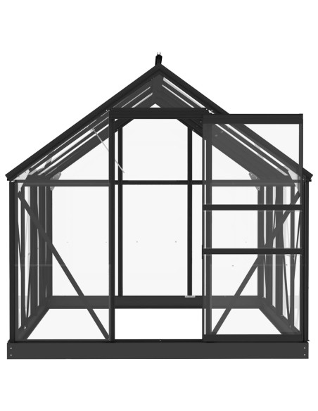 Оранжерия рамка за смяна антрацит 155x103x191 см алуминий