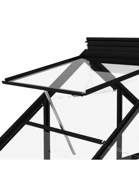 Оранжерия рамка за смяна антрацит 155x103x191 см алуминий