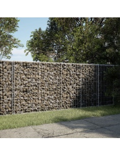 Габионна кошница с покритие, 200x50x100 см, поцинковано желязо