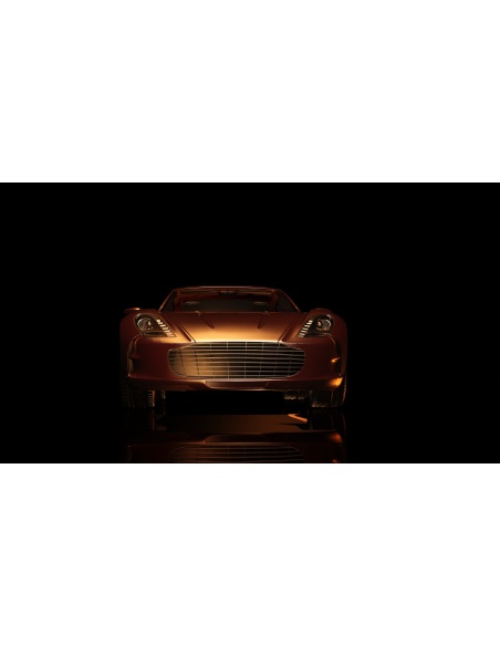 Картина на Златист Aston Martin - k1374425 -PAGAGAL