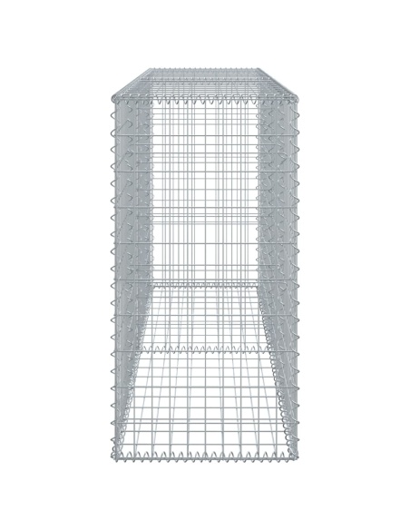 Габионна кошница с покритие, 200x50x100 см, поцинковано желязо