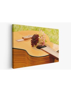 Картина на Класическа китара и цветя - k1585657 -PAGAGAL