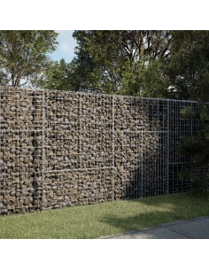Габионна кошница с покритие, 200x50x150 см, поцинковано желязо