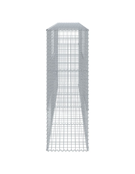 Габионна кошница с покритие, 400x50x150 см, поцинковано желязо