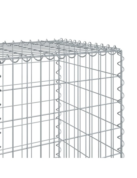 Габионна кошница с покритие, 400x50x150 см, поцинковано желязо