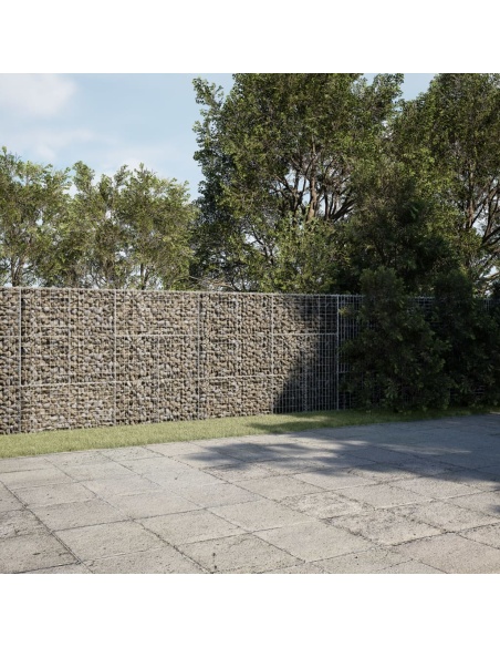 Габионна кошница с покритие, 700x50x150 см, поцинковано желязо