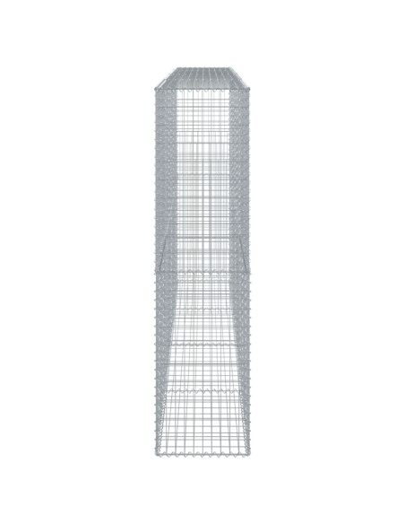 Габионна кошница с покритие, 400x50x200 см, поцинковано желязо
