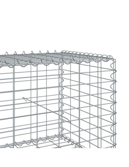 Габионна кошница с покритие, 400x100x50 см, поцинковано желязо