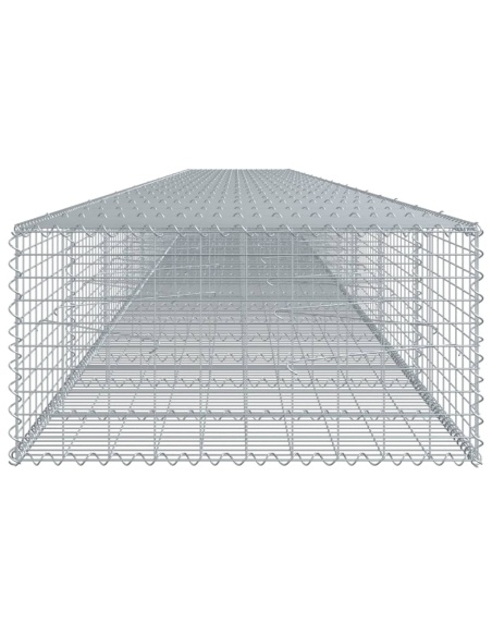 Габионна кошница с покритие, 1100x100x50 см, поцинковано желязо
