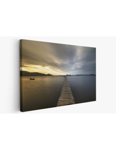 Картина на Изгрев и дървен кей - k3058770 -PAGAGAL