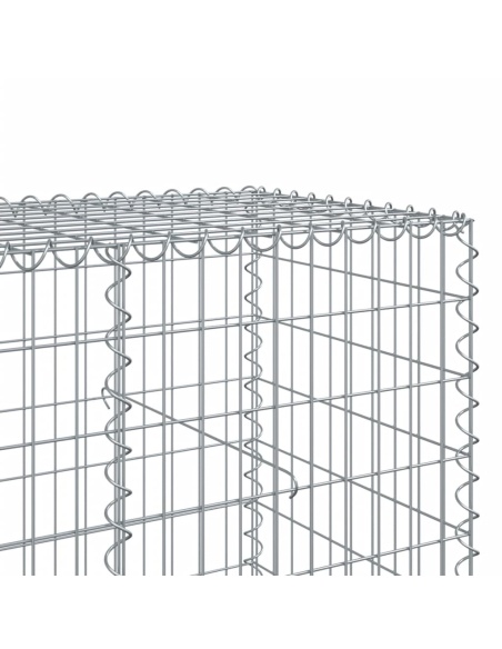 Габионна кошница с покритие, 350x100x100 см, поцинковано желязо