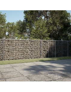 Габионна кошница с покритие, 450x100x100 см, поцинковано желязо