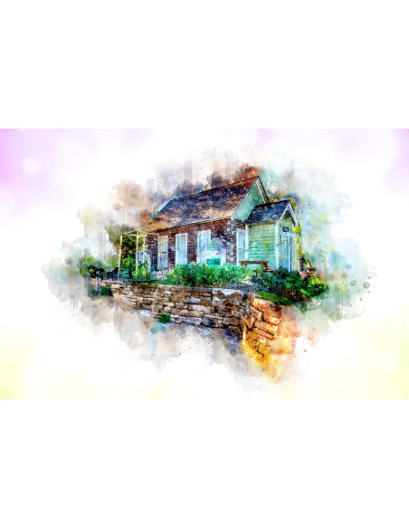Картина на Картина на селска къща - k3139685 -PAGAGAL