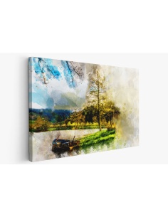 Картина на Езерен пейзаж - k3140149 -PAGAGAL
