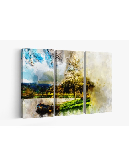 Картина на Езерен пейзаж - k3140149 -PAGAGAL