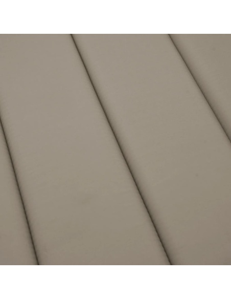 Шалте за шезлонг, таупе, 200x60x3 см, Оксфорд плат