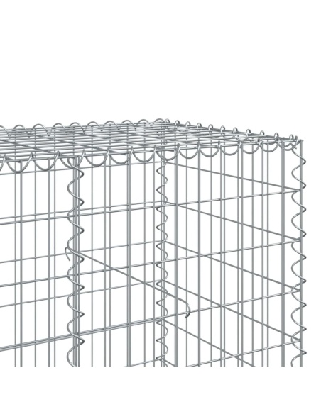 Габионна кошница с покритие, 450x100x100 см, поцинковано желязо