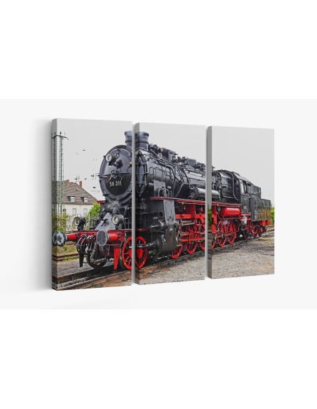 Картина на Черен парен локомотив - k3194635 -PAGAGAL