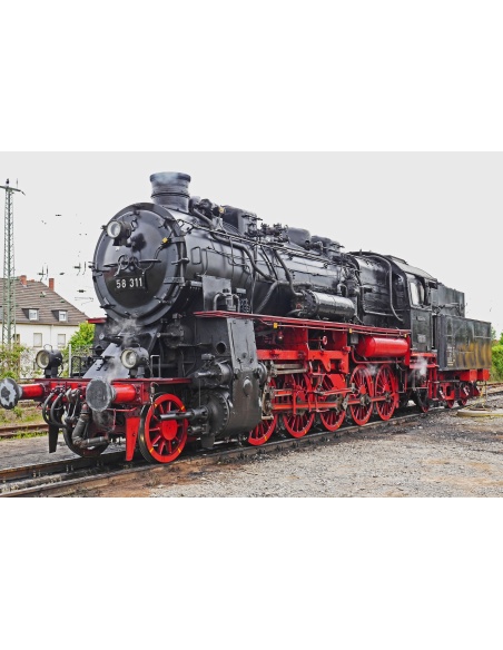 Картина на Черен парен локомотив - k3194635 -PAGAGAL