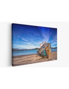 Картина на Стара лодка на брега - k3292934 -PAGAGAL