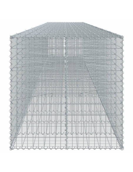 Габионна кошница с покритие, 950x100x100 см, поцинковано желязо