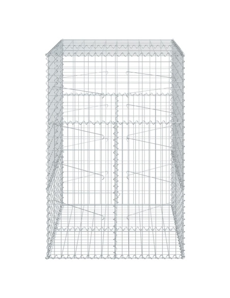 Габионна кошница с покритие, 100x100x150 см, поцинковано желязо