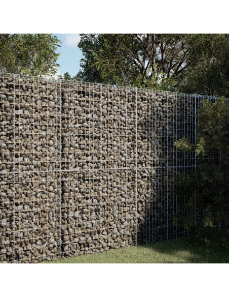 Габионна кошница с покритие, 150x100x200 см, поцинковано желязо