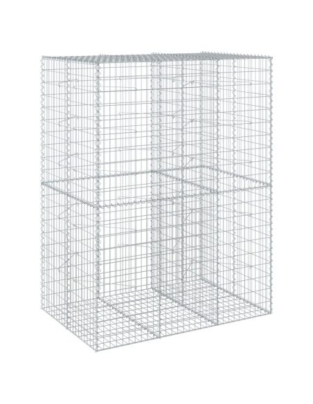 Габионна кошница с покритие, 150x100x200 см, поцинковано желязо