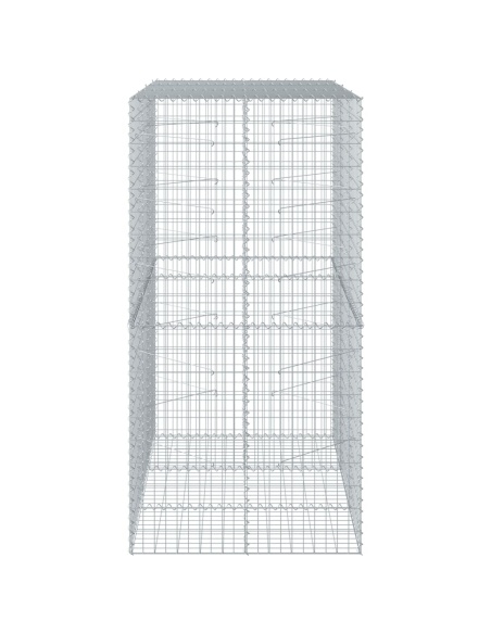 Габионна кошница с покритие, 150x100x200 см, поцинковано желязо