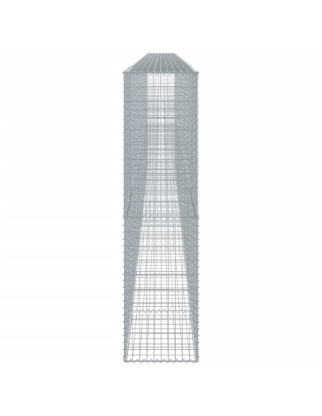 Габионна кошница с покритие, 900x50x200 см, поцинковано желязо
