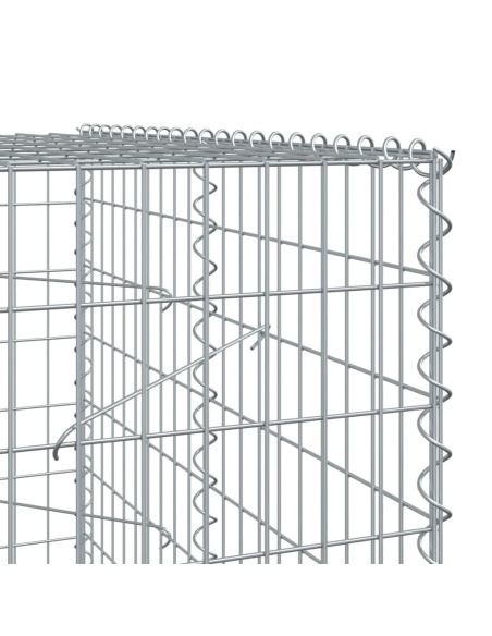 Габионна кошница с покритие, 350x100x200 см, поцинковано желязо