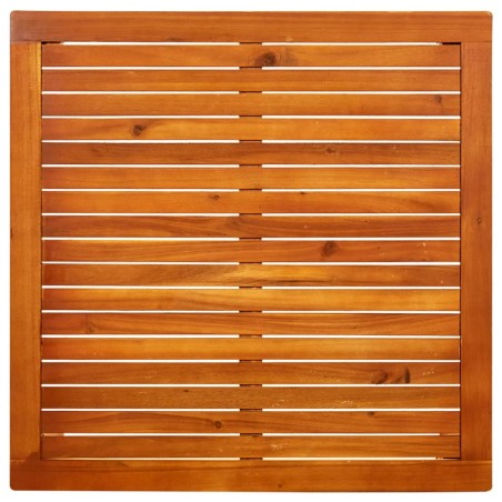 Градинска кафе маса, 85x85x45 см, акация масив