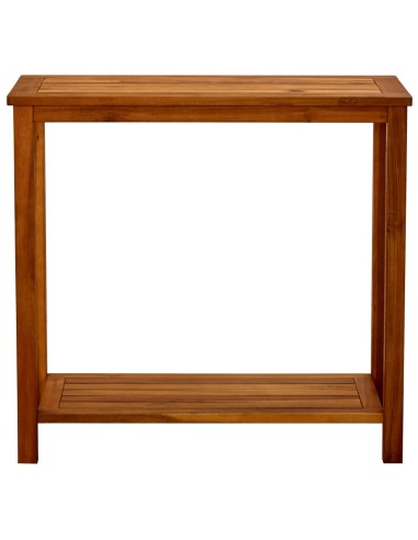 Градинска конзолна маса, 80x35x75 см, акациево дърво масив