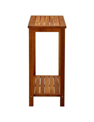 Градинска конзолна маса, 80x35x75 см, акациево дърво масив