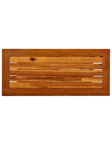 Градинска конзолна маса, 80x35x75 см, акациево дърво масив
