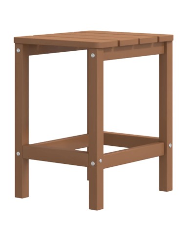 Градинска маса Adirondack, кафява, 38x38x46 см, HDPE