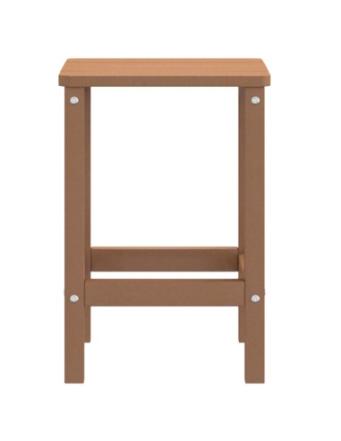 Градинска маса Adirondack, кафява, 38x38x46 см, HDPE