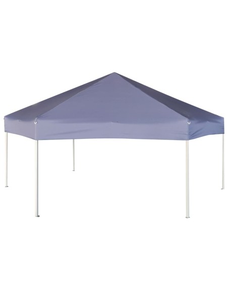 Шестоъгълна pop-up шатра с 6 стени тъмносиня 3,6x3,1 м